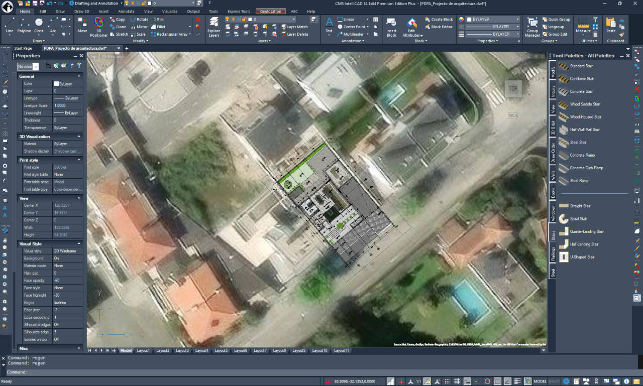 CMS IntelliCAD 14.1 User Interface