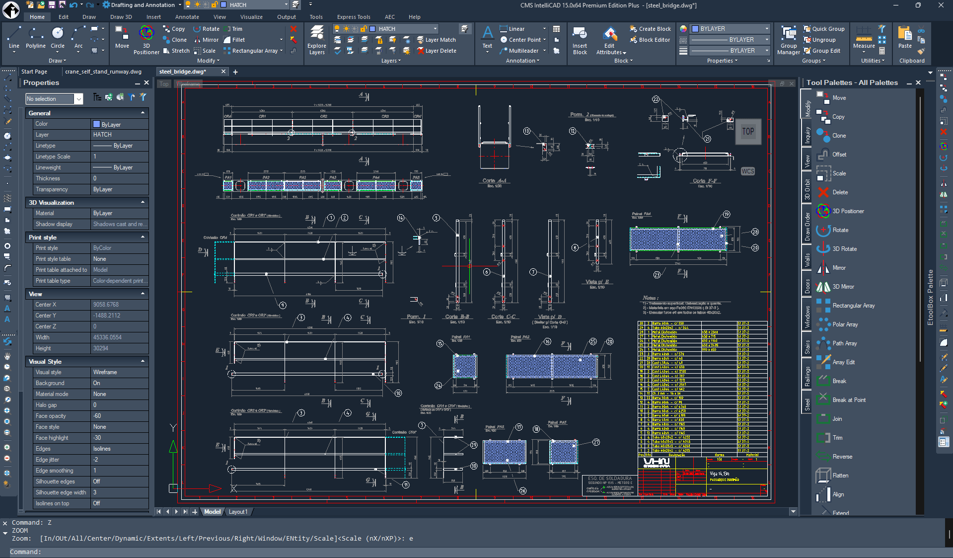New CMS IntelliCAD® 15.0 PE Plus User Interface